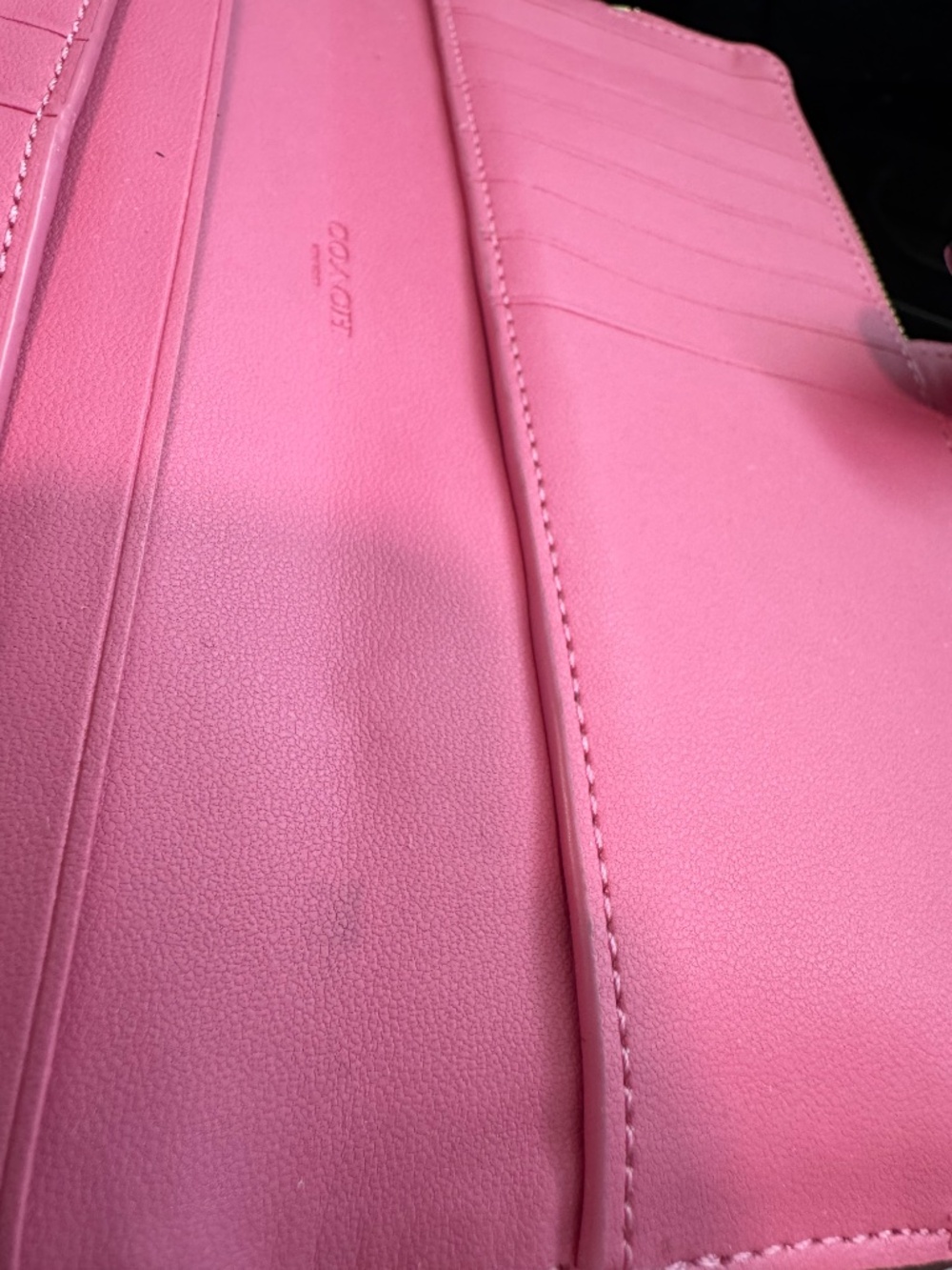 Pink Coach Wallet - Picture 7 of 8